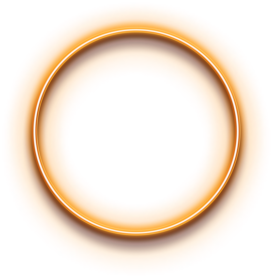 Neon Circle Orange